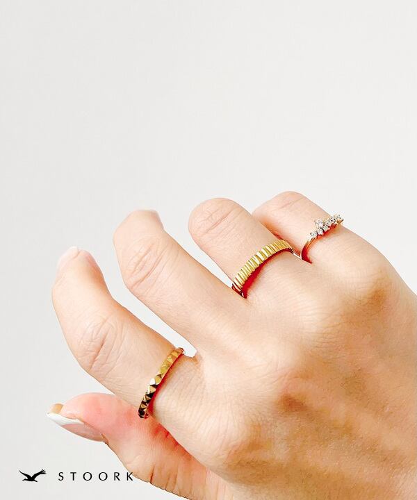 s925 Zircon Pinkie Ring