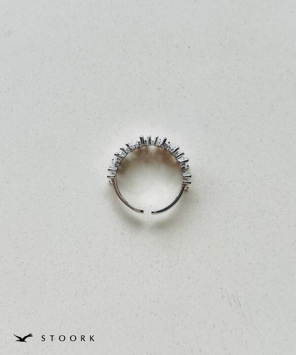 s925 Crystal Zircon Ring