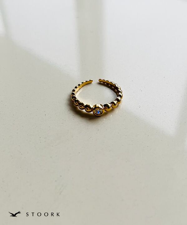 s925 Simple Dot Ring