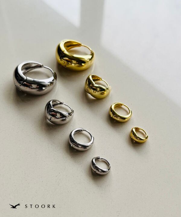 【再入荷】s925 Hoop Pierce_S