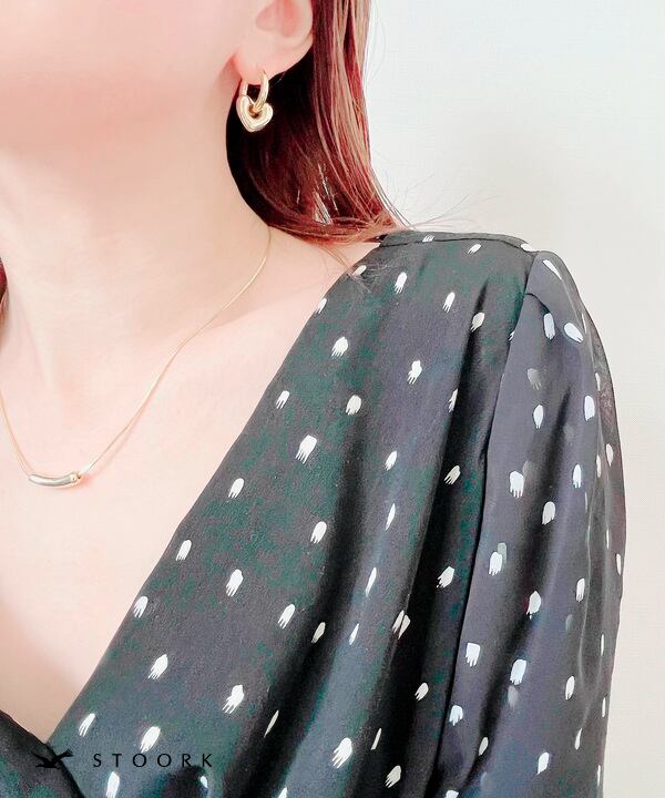 【再入荷】s925 Metal Beans Necklace