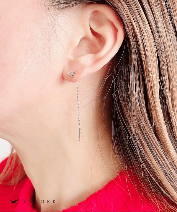 【再入荷】s925 Heart American Pierce