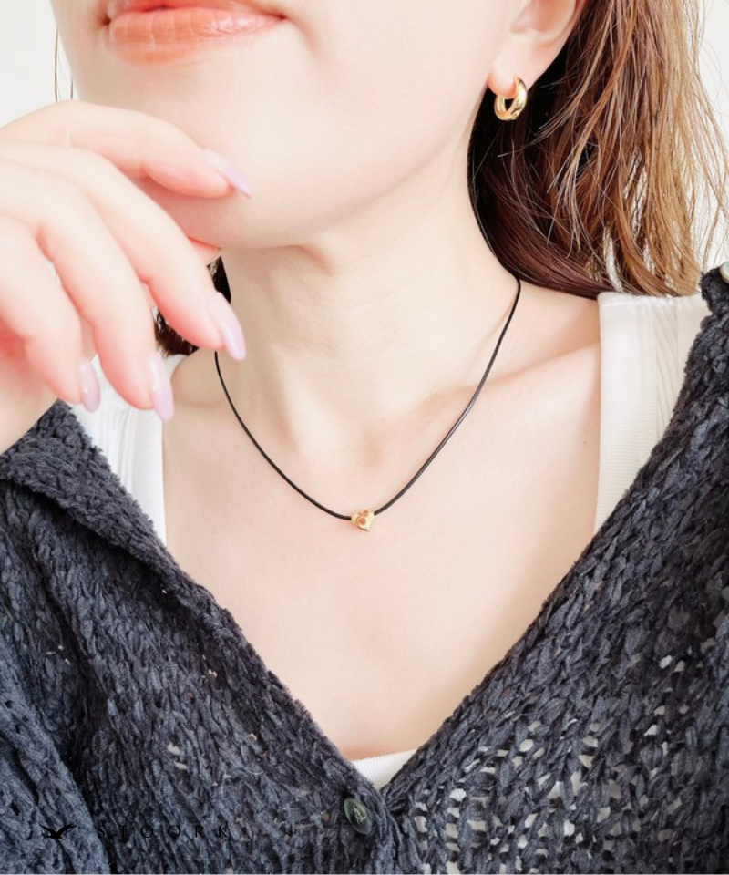 Tiny Heart Code Necklace