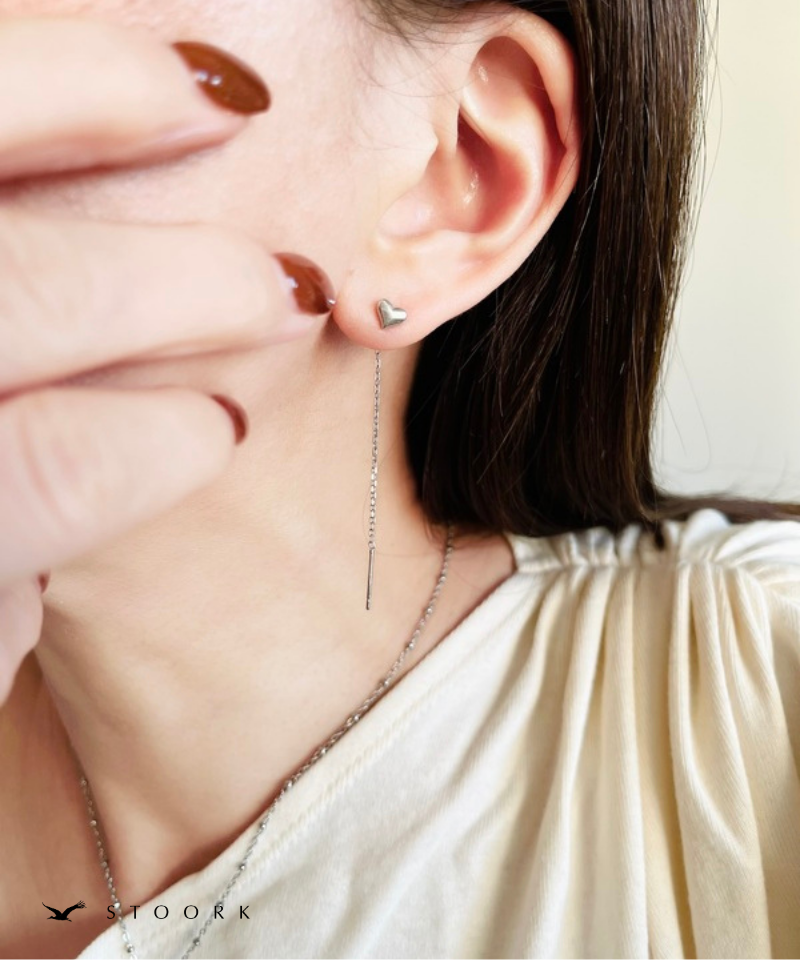 【再入荷】s925 Heart American Pierce