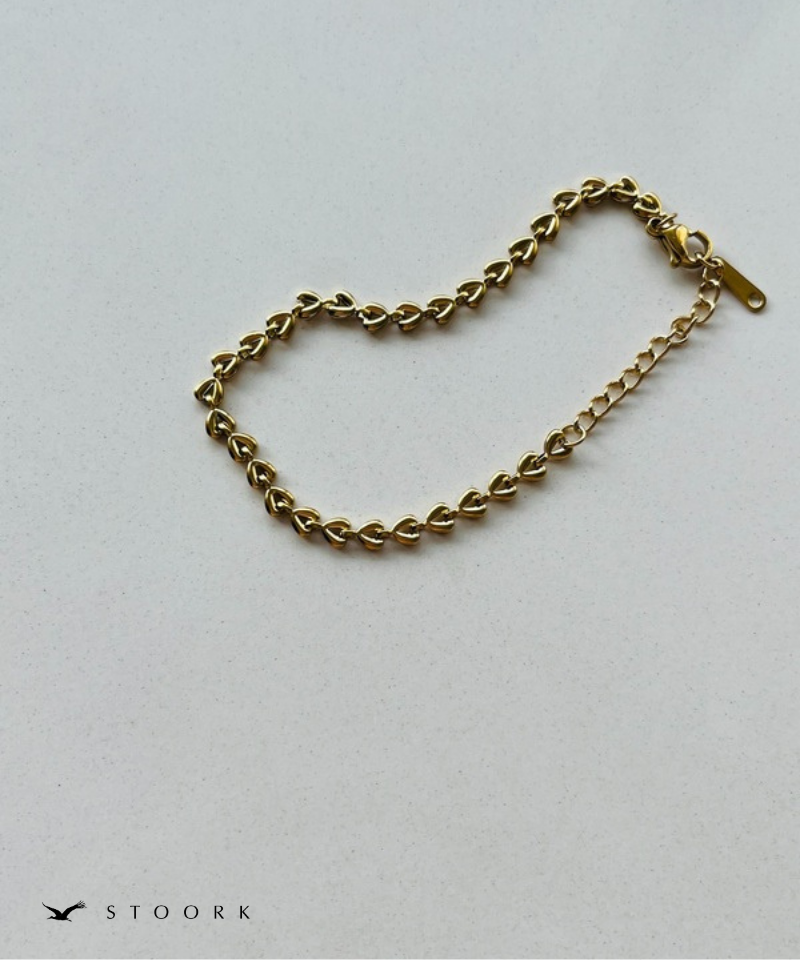 Heart Link Chain Bracelet