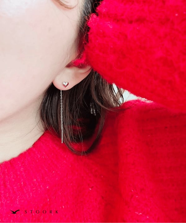 【再入荷】s925 Heart American Pierce