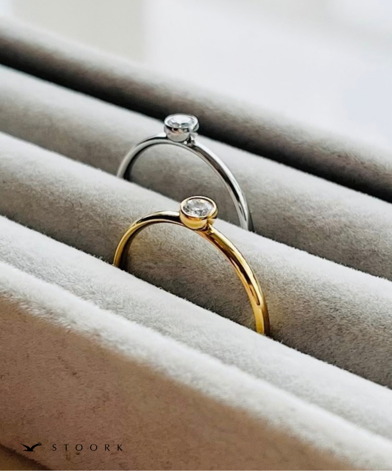 Solitaire Zircon Ring