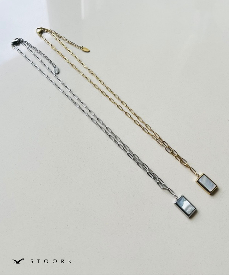 Square Shell Necklace