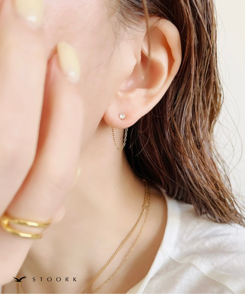 Crystal U-Chain Pierce