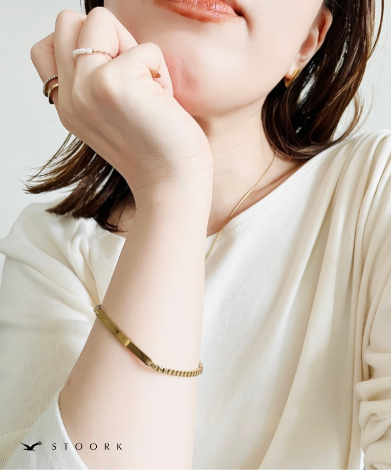 Plate Box Chain Bracelet