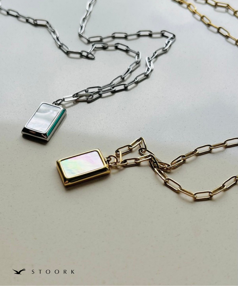 Square Shell Necklace