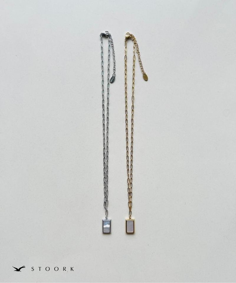 Square Shell Necklace