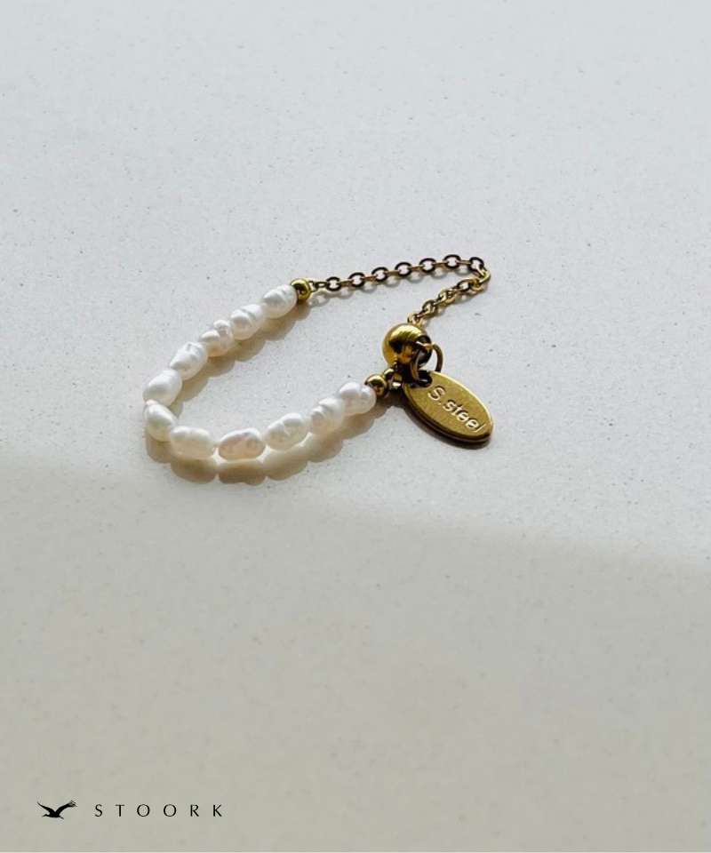 Pearl Slider Ring