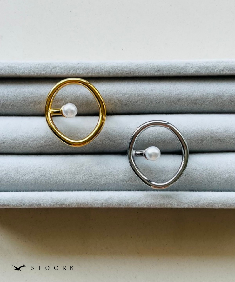 Circle Pearl Ring