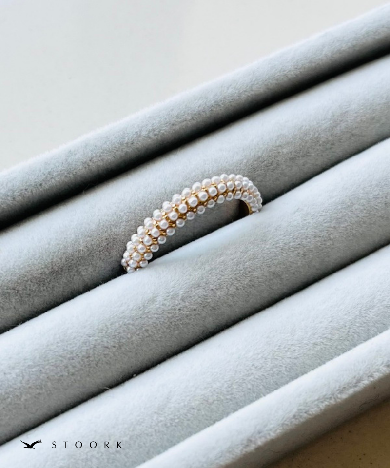 Half Pearl Fat Ring