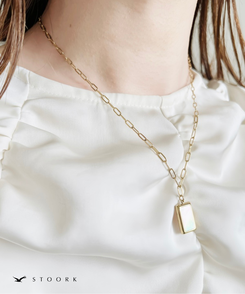 Square Shell Necklace