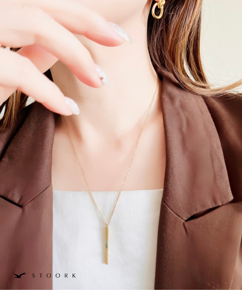 Skinny Pendant Necklace