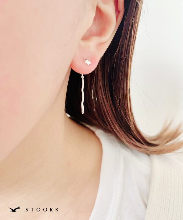 s925 Star Long Pierce