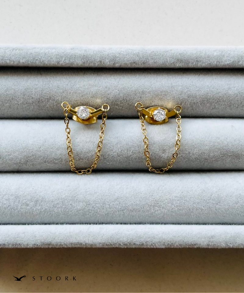 Crystal U-Chain Pierce