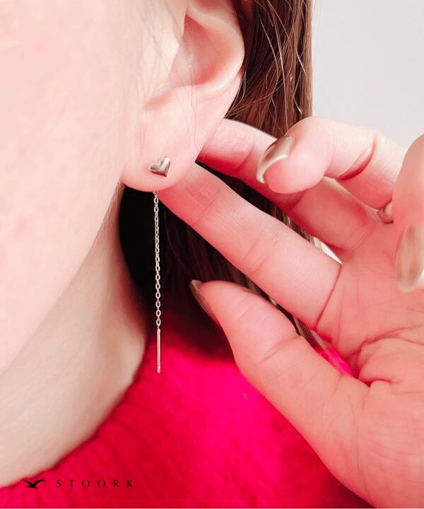 【再入荷】s925 Heart American Pierce