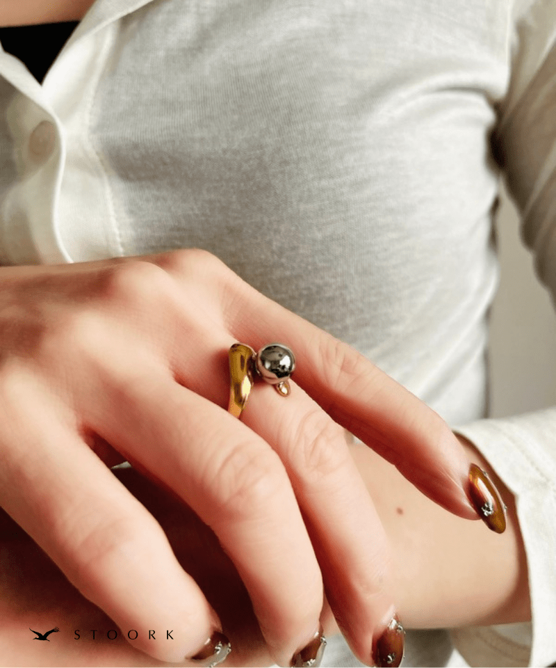 2Tone Ball Ring - stoork