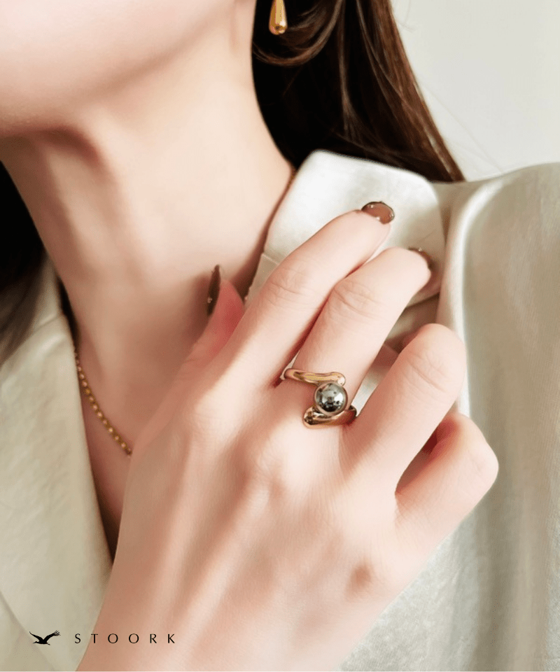 2Tone Ball Ring - stoork