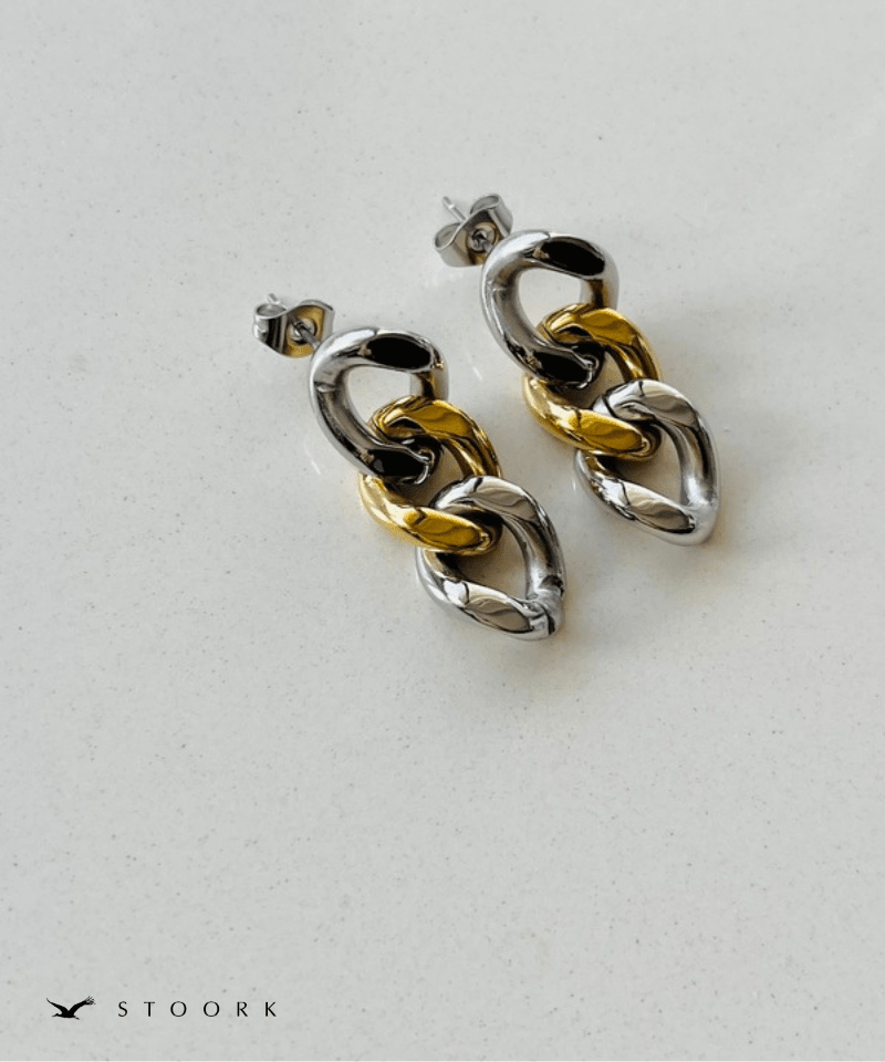 2Tone Bold Link Pierce - stoork