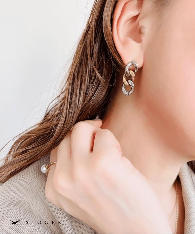 2Tone Bold Link Pierce - stoork