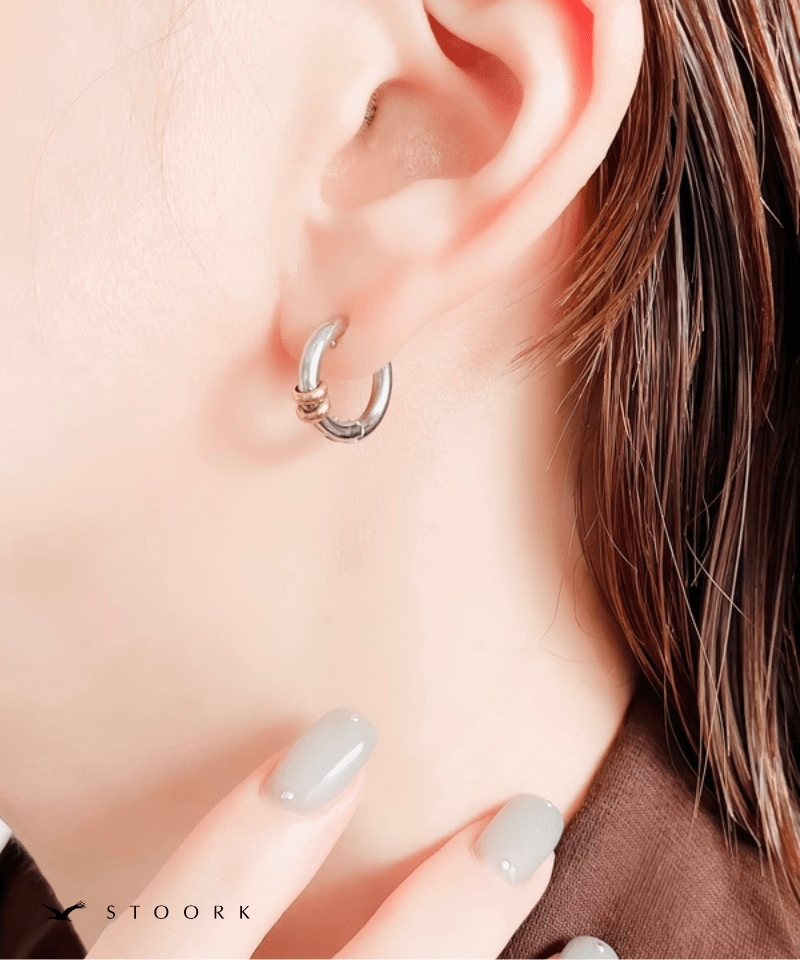 2Tone Hoop Earring - stoork