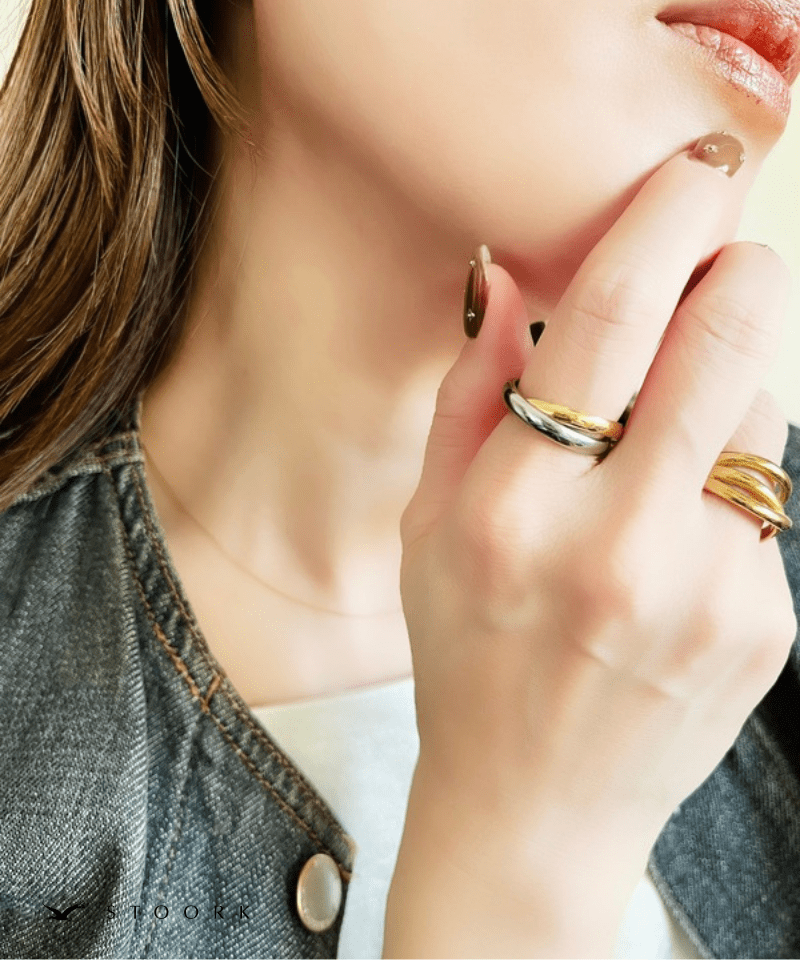 2Tone Infinity Ring - stoork