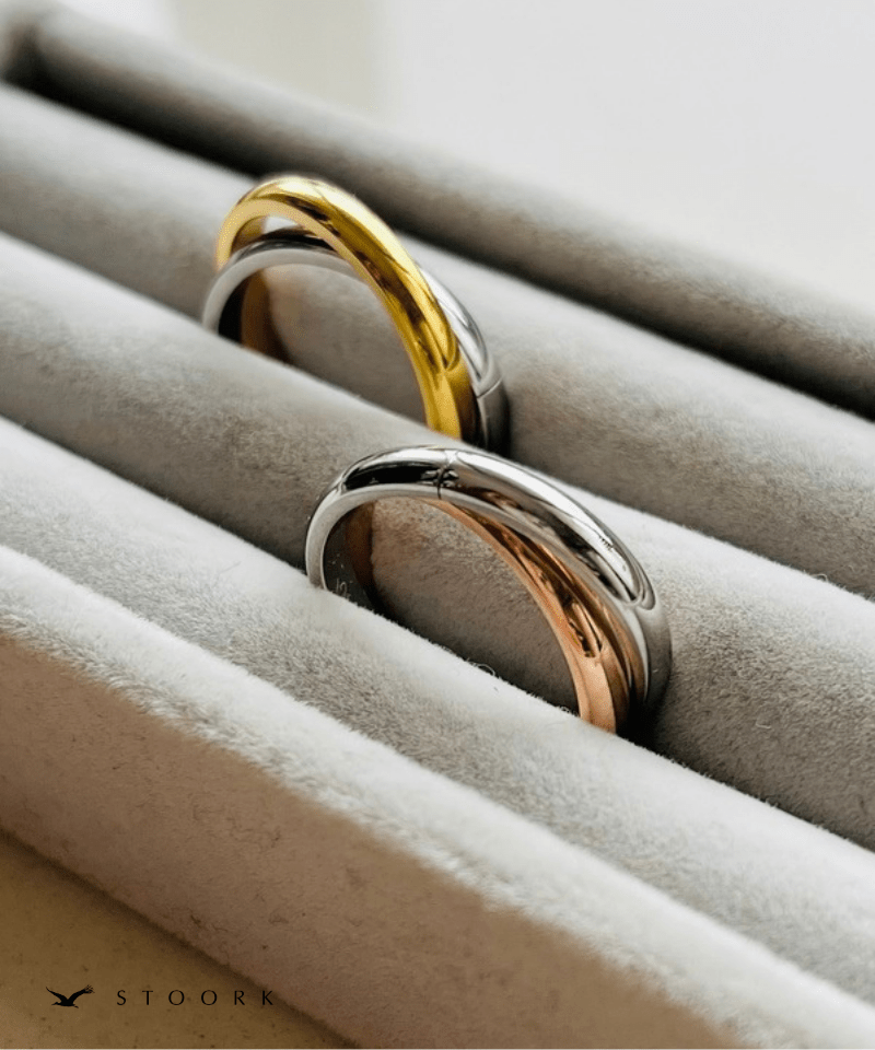 2Tone Infinity Ring - stoork