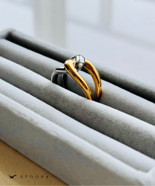 【再入荷】2Tone Knot Ring - stoork