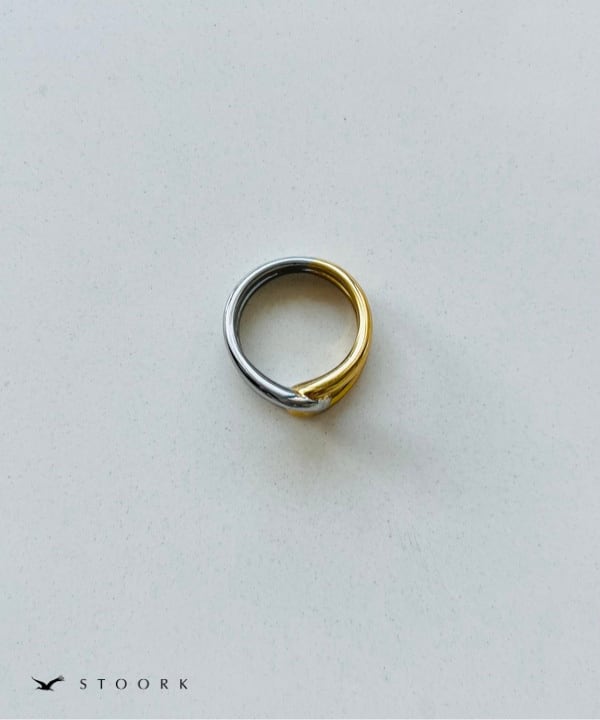 【再入荷】2Tone Knot Ring - stoork