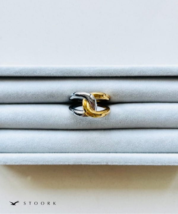【再入荷】2Tone Knot Ring - stoork