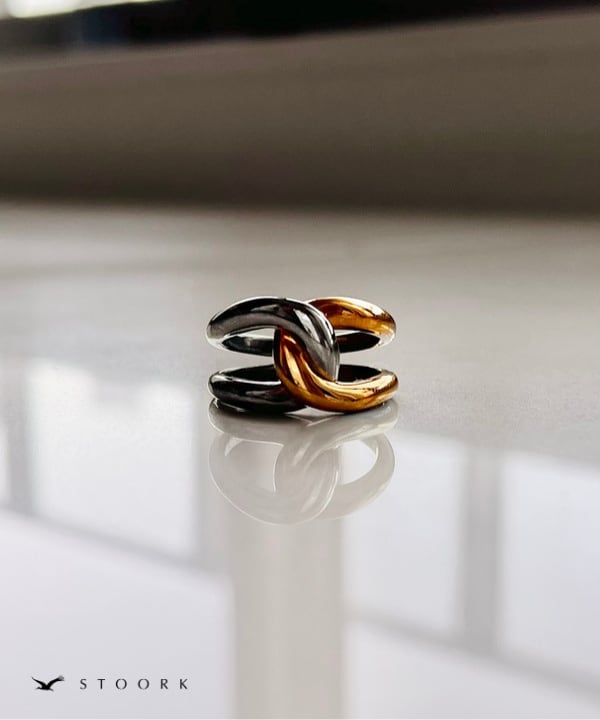 【再入荷】2Tone Knot Ring - stoork