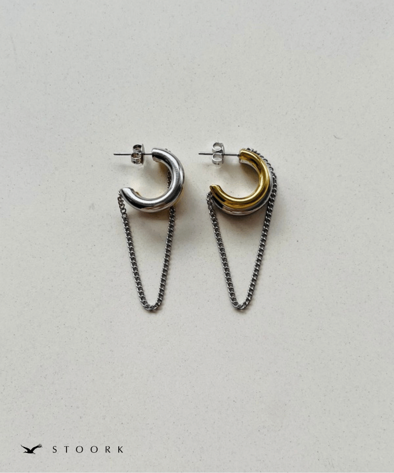 2Tone Metal Chain Pierce - stoork