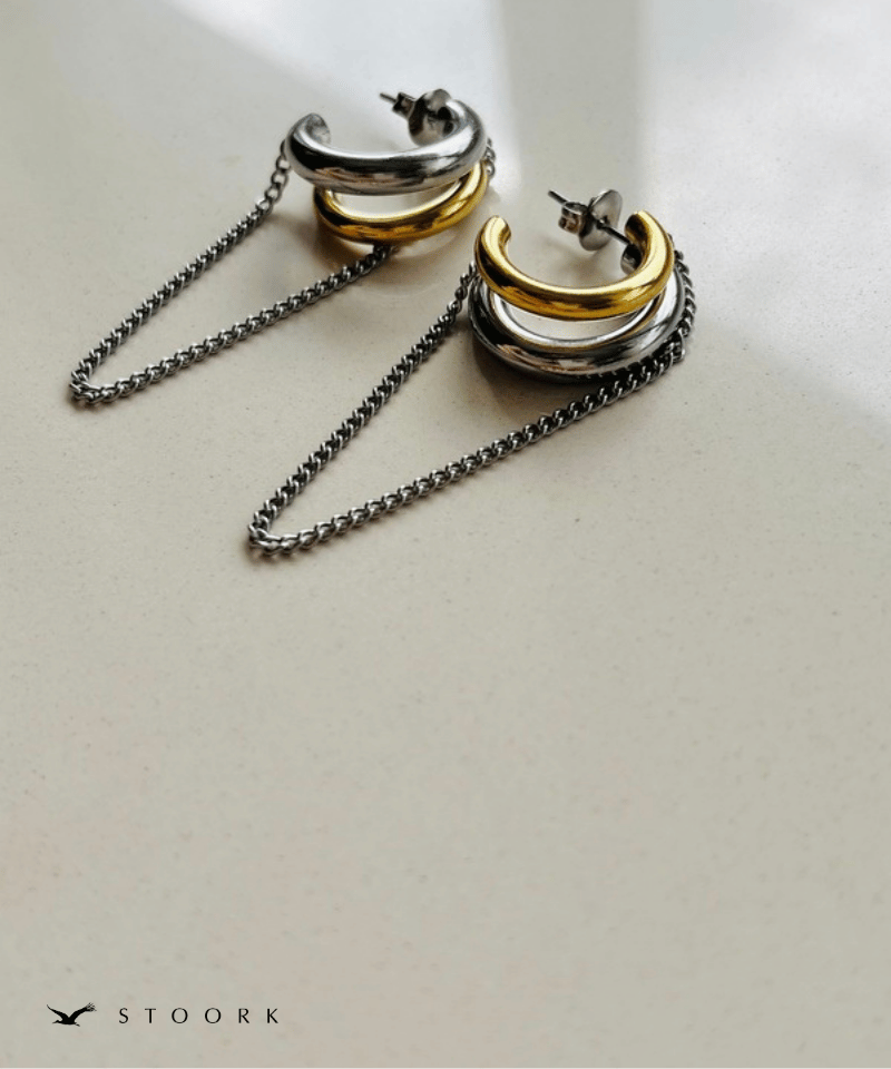 2Tone Metal Chain Pierce - stoork