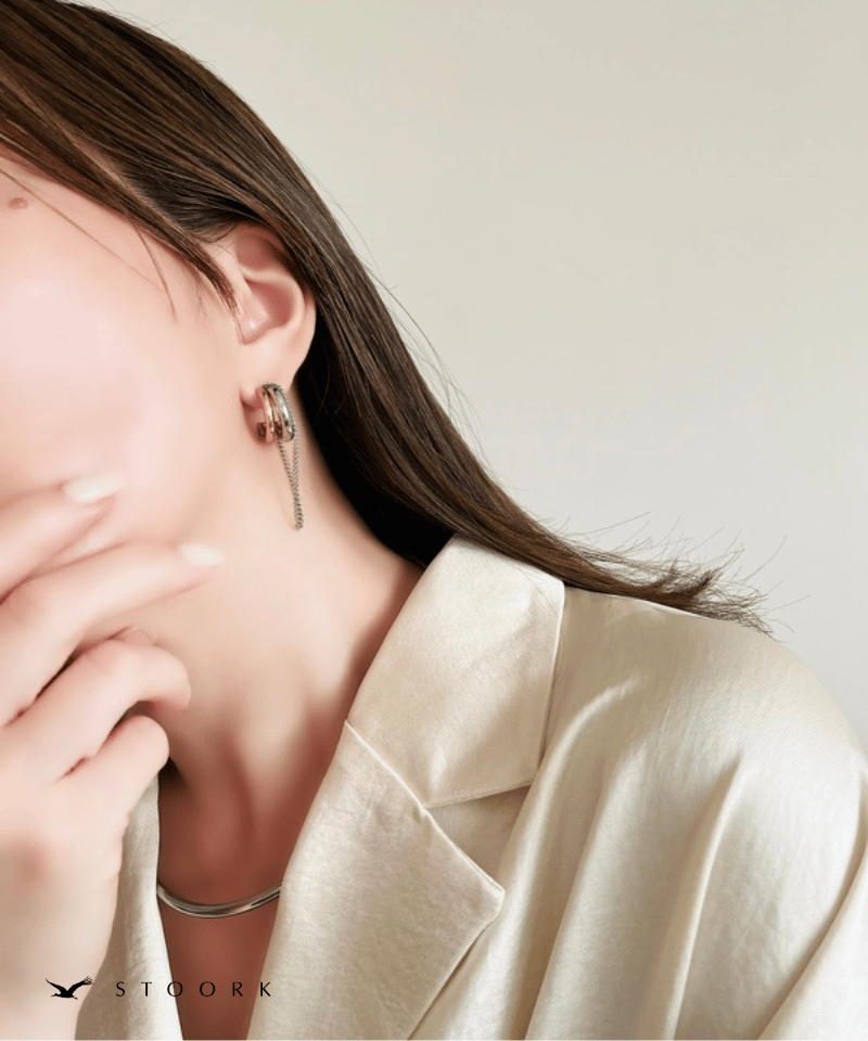 2Tone Metal Chain Pierce - stoork