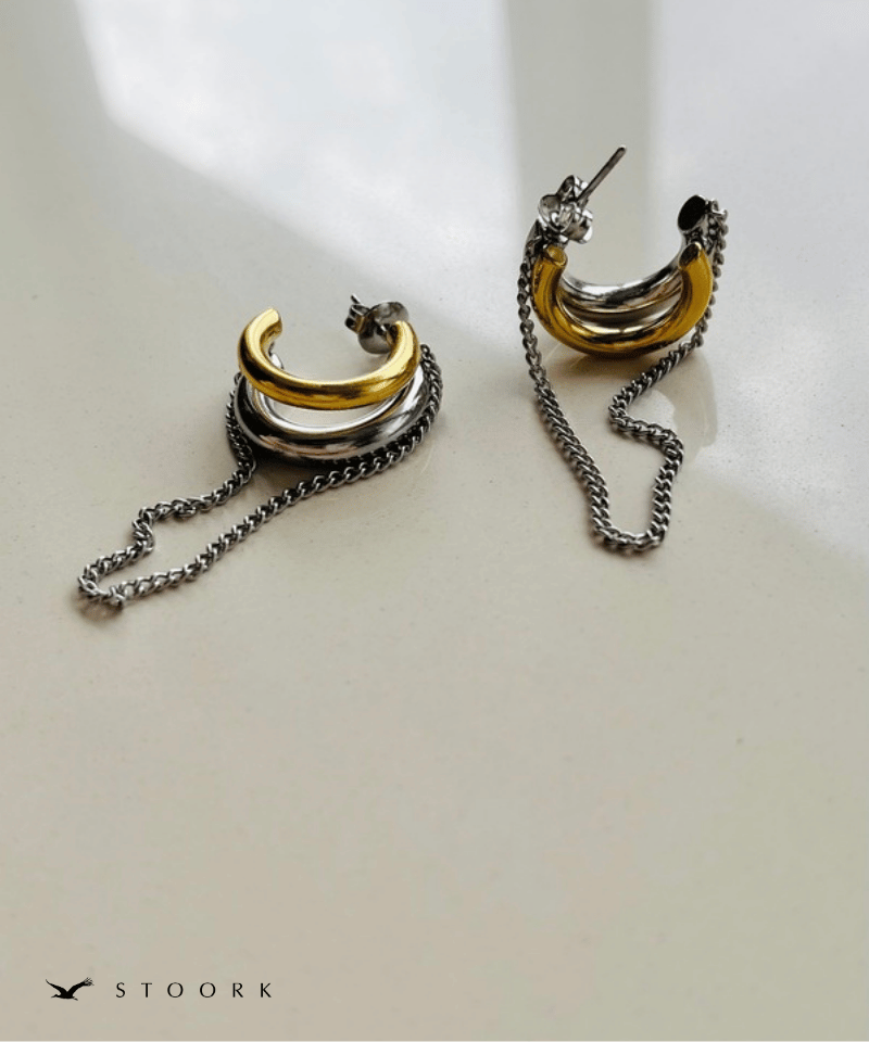 2Tone Metal Chain Pierce - stoork