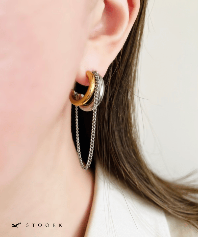 2Tone Metal Chain Pierce - stoork