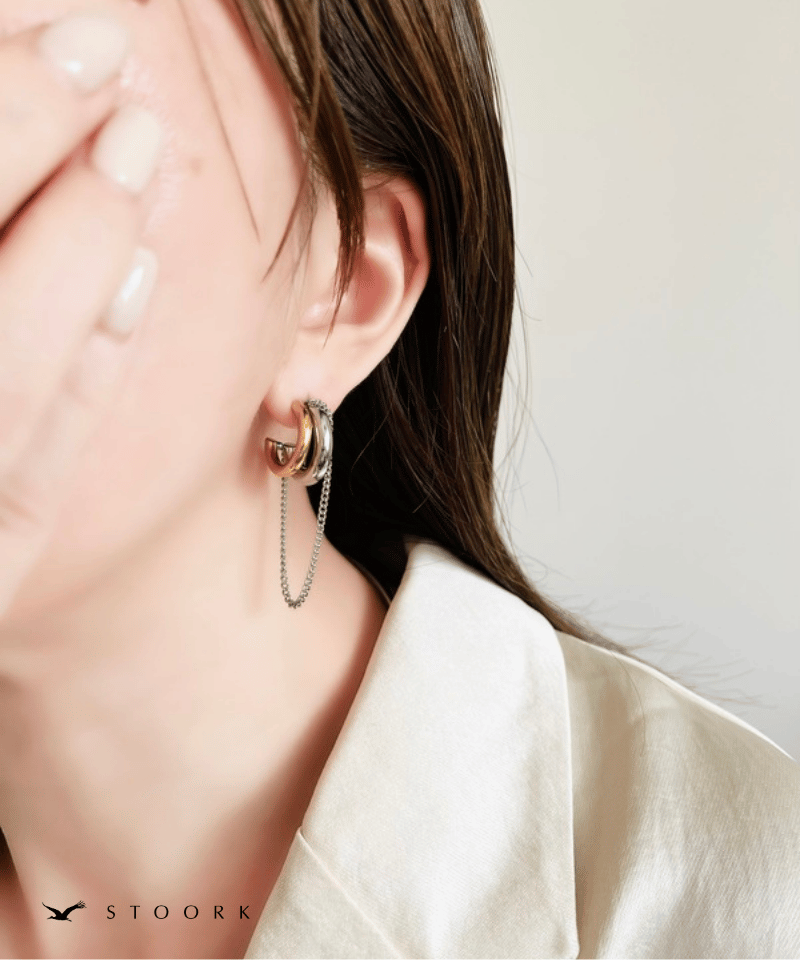 2Tone Metal Chain Pierce - stoork