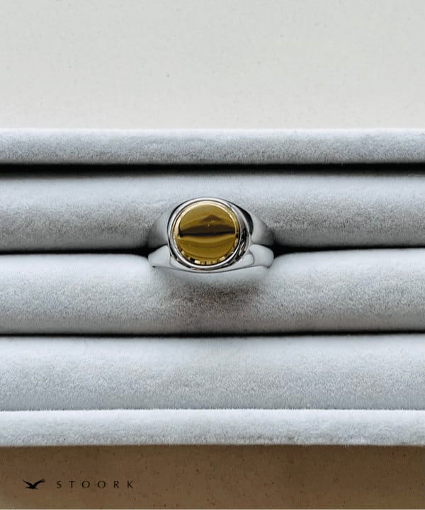 2tone Oval Ring - stoork