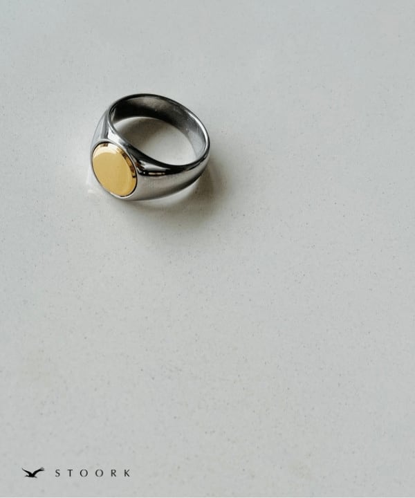 2tone Oval Ring - stoork
