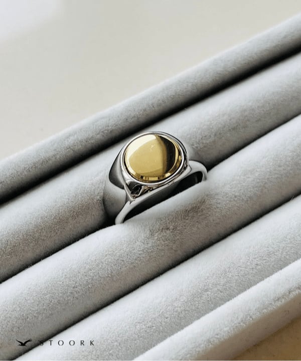 2tone Oval Ring - stoork
