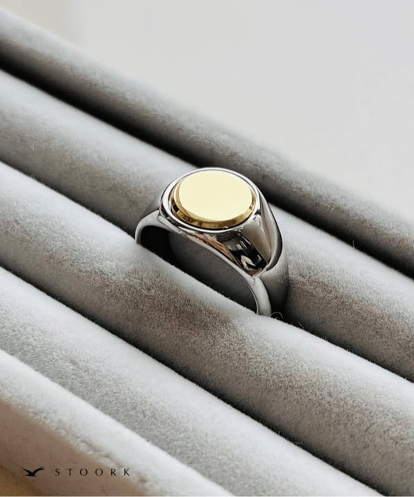 2tone Oval Ring - stoork