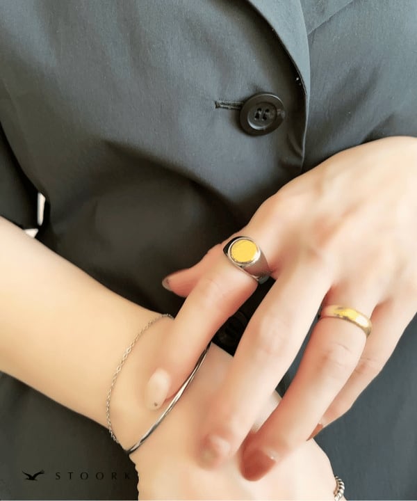 2tone Oval Ring - stoork