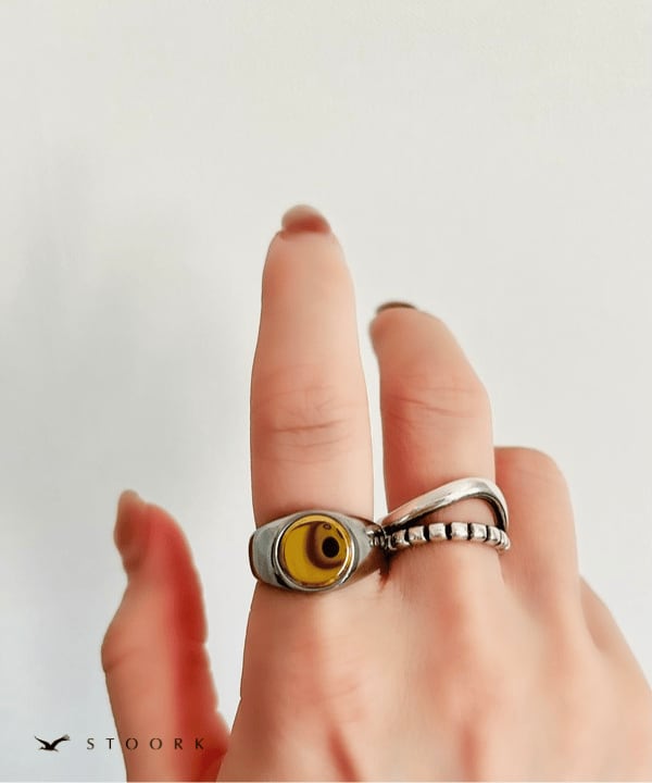 2tone Oval Ring - stoork