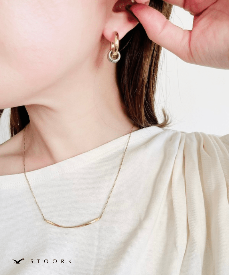2tone Ring Hoop Pierce - stoork