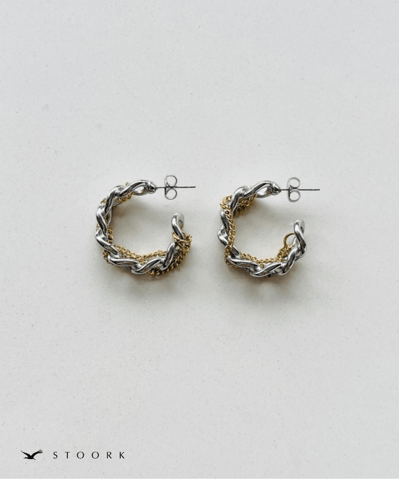 2Tone Twist Chain Pierce - stoork