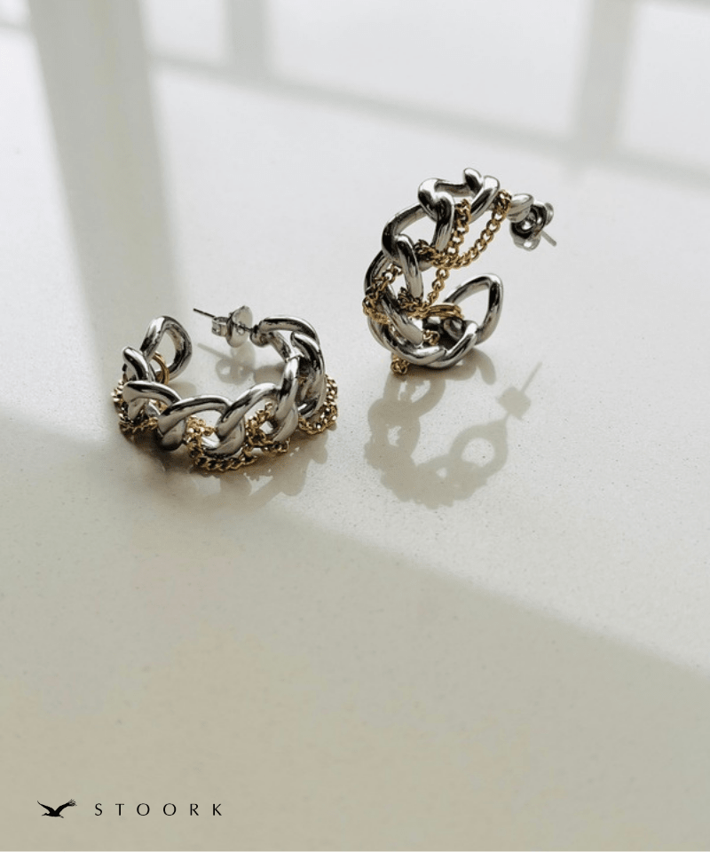 2Tone Twist Chain Pierce - stoork